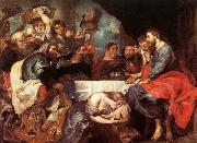 Peter Paul Rubens Christ at Simon the Pharisee oil painting artist
